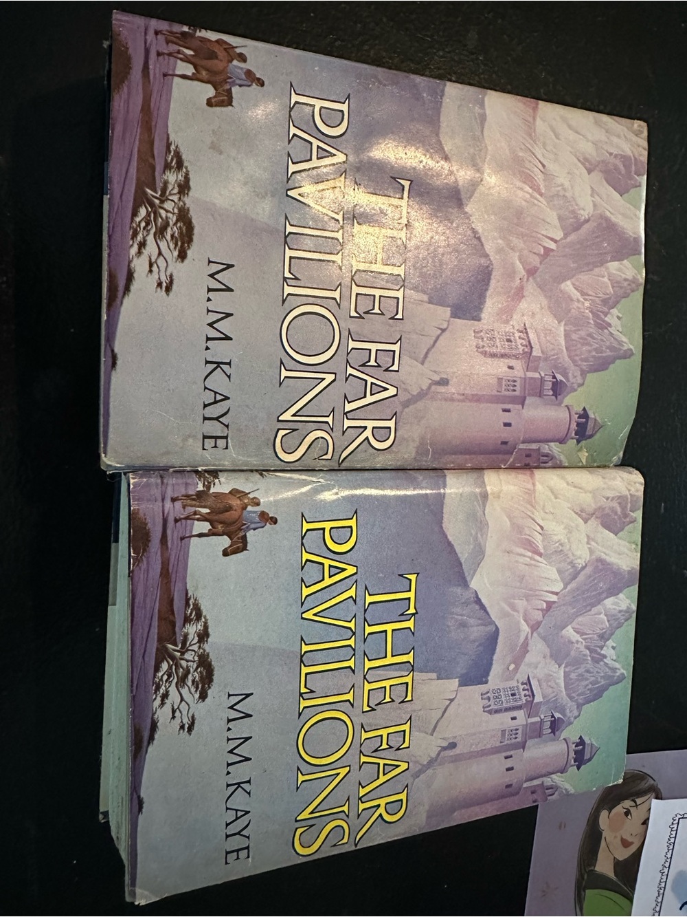The Far Pavilions Hardcover - Lavender and Cream Cover by